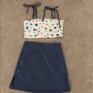 Cute butterfly two piece